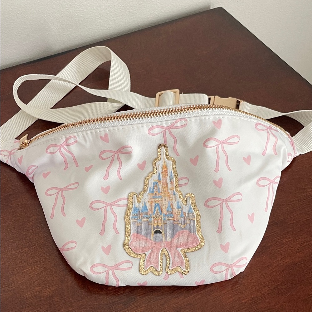 Disney bow castle belt bag